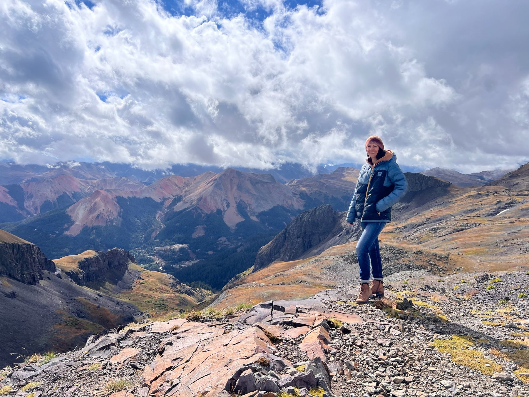 April hiking in the mountains